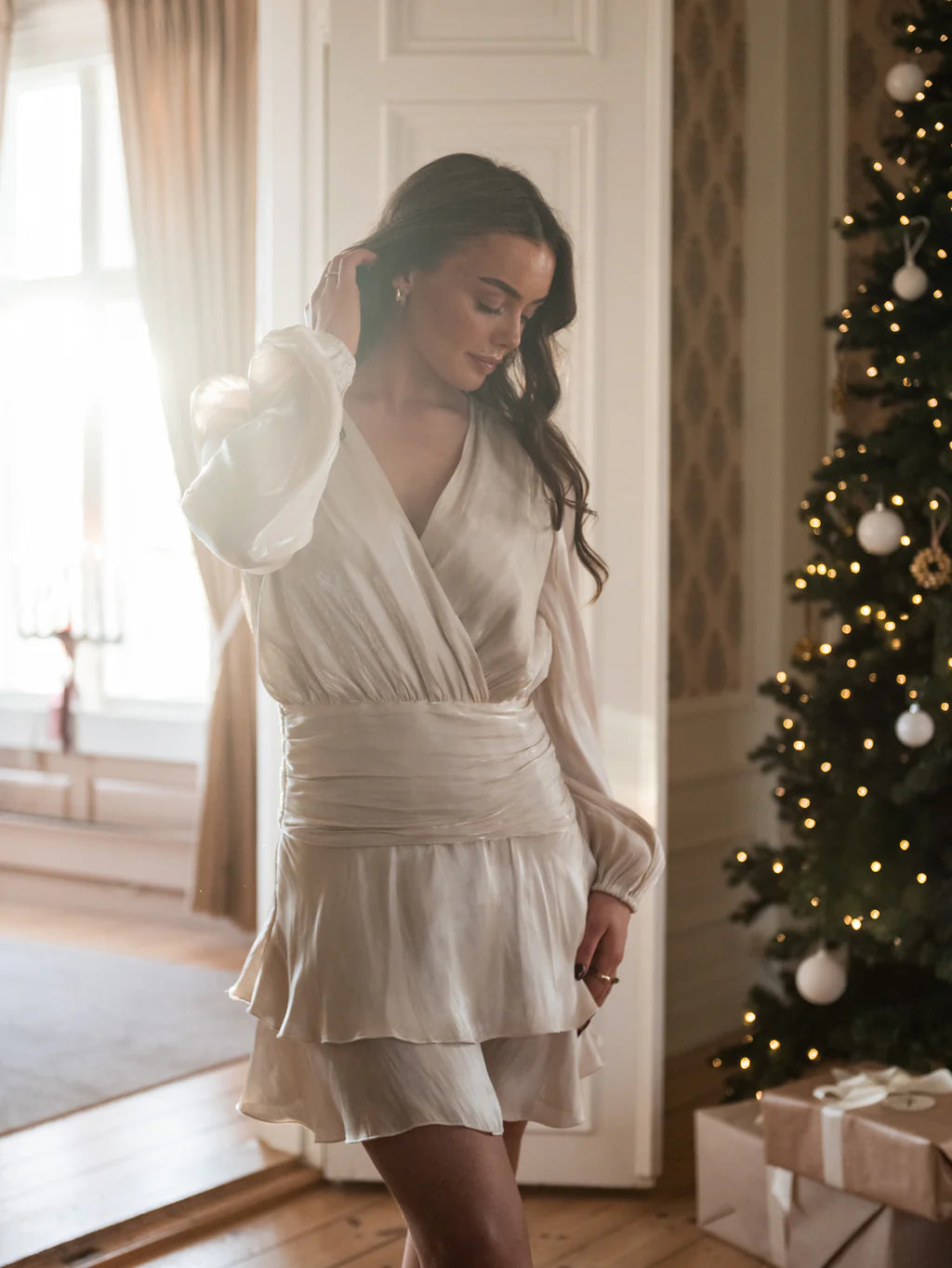 VMPOLLY Short Dress - Birch